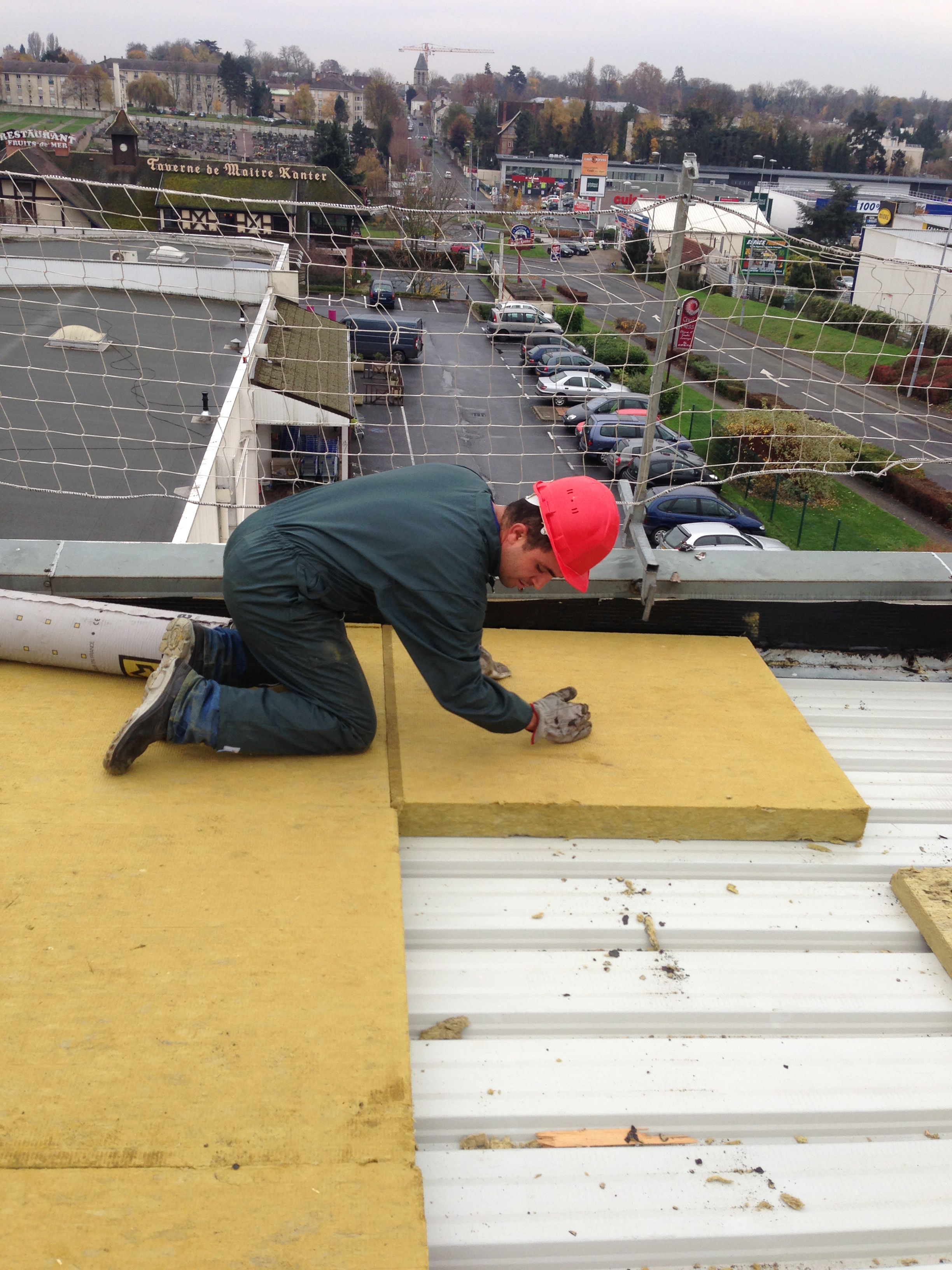 Toiture industrielle (bacs acier)